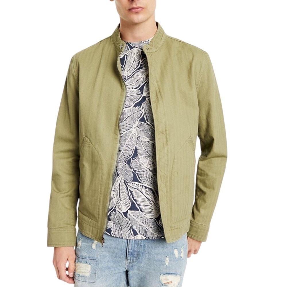 Sun + Stone | NWT Men’s Donato Band Collar Jacket XL